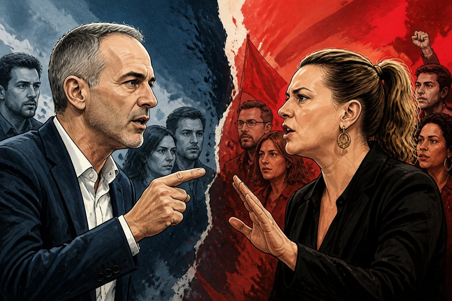 Glucksmann accuse LFI de harcèlement, Panot contre-attaque