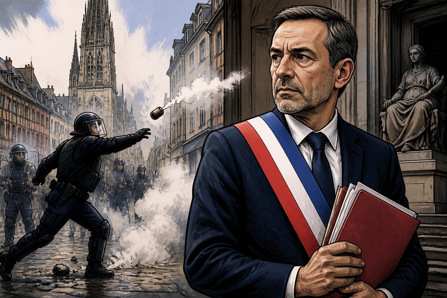 Grenade policière à Rouen : le maire PS saisit la justice