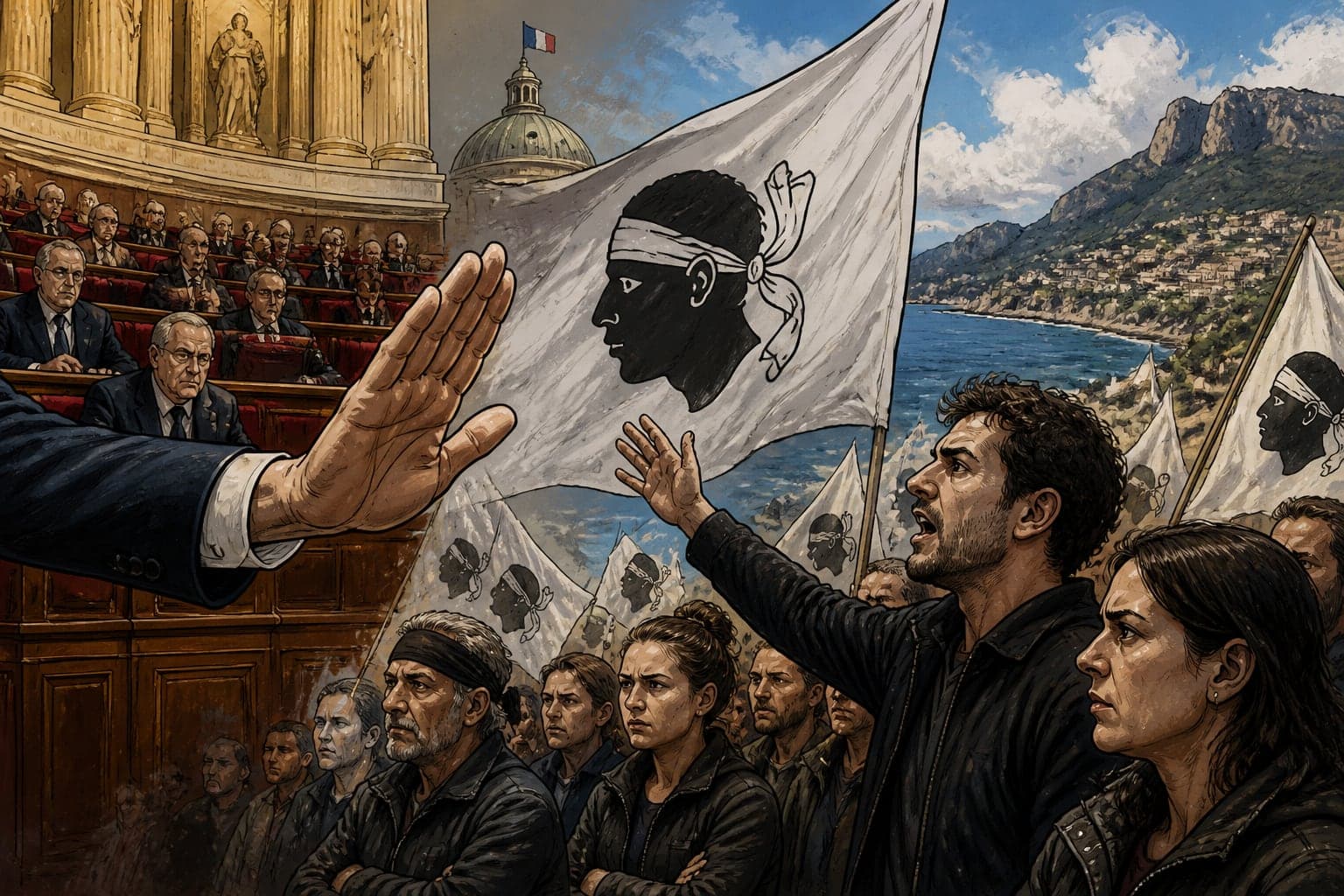 Autonomie de la Corse : le Sénat dit non, les Corses réagissent