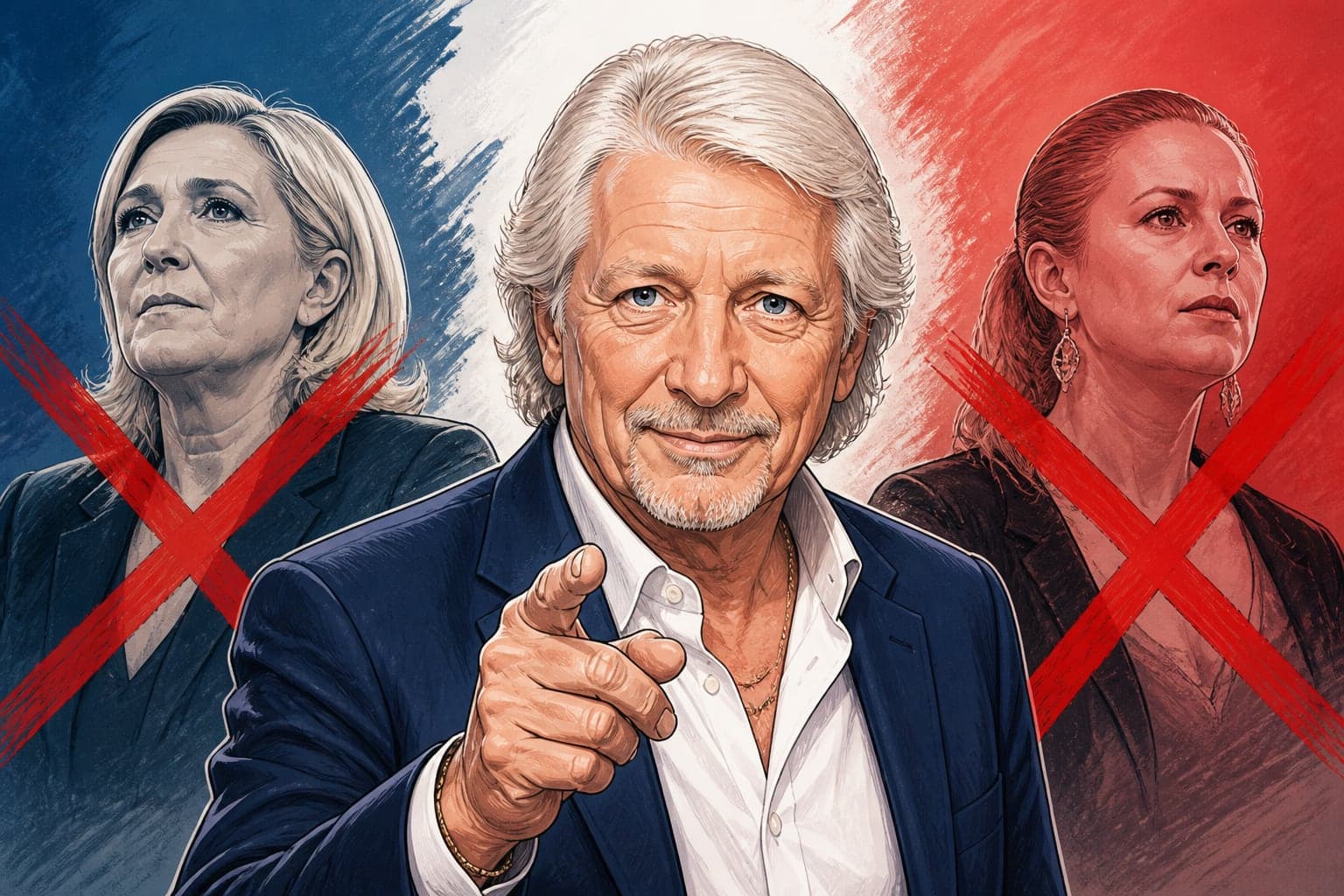 Patrick Sébastien révèle son vote et écarte Le Pen et Panot