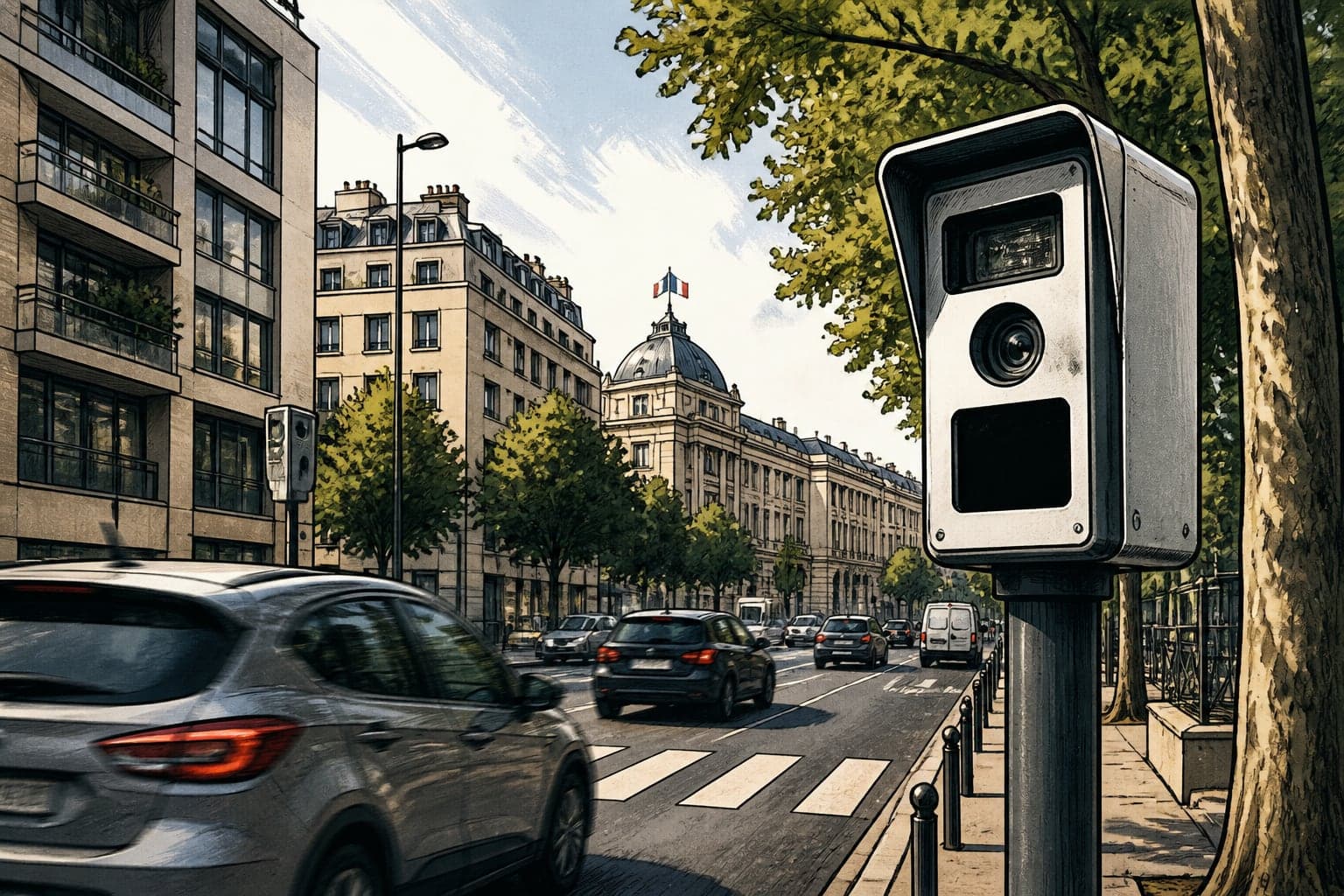 Radars urbains : le gouvernement veut les multiplier d'ici 2027