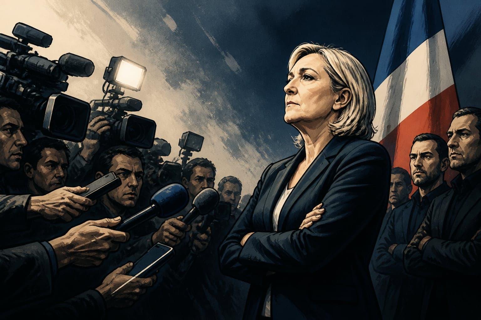 Le RN durcit le ton face aux médias à l'approche de 2027