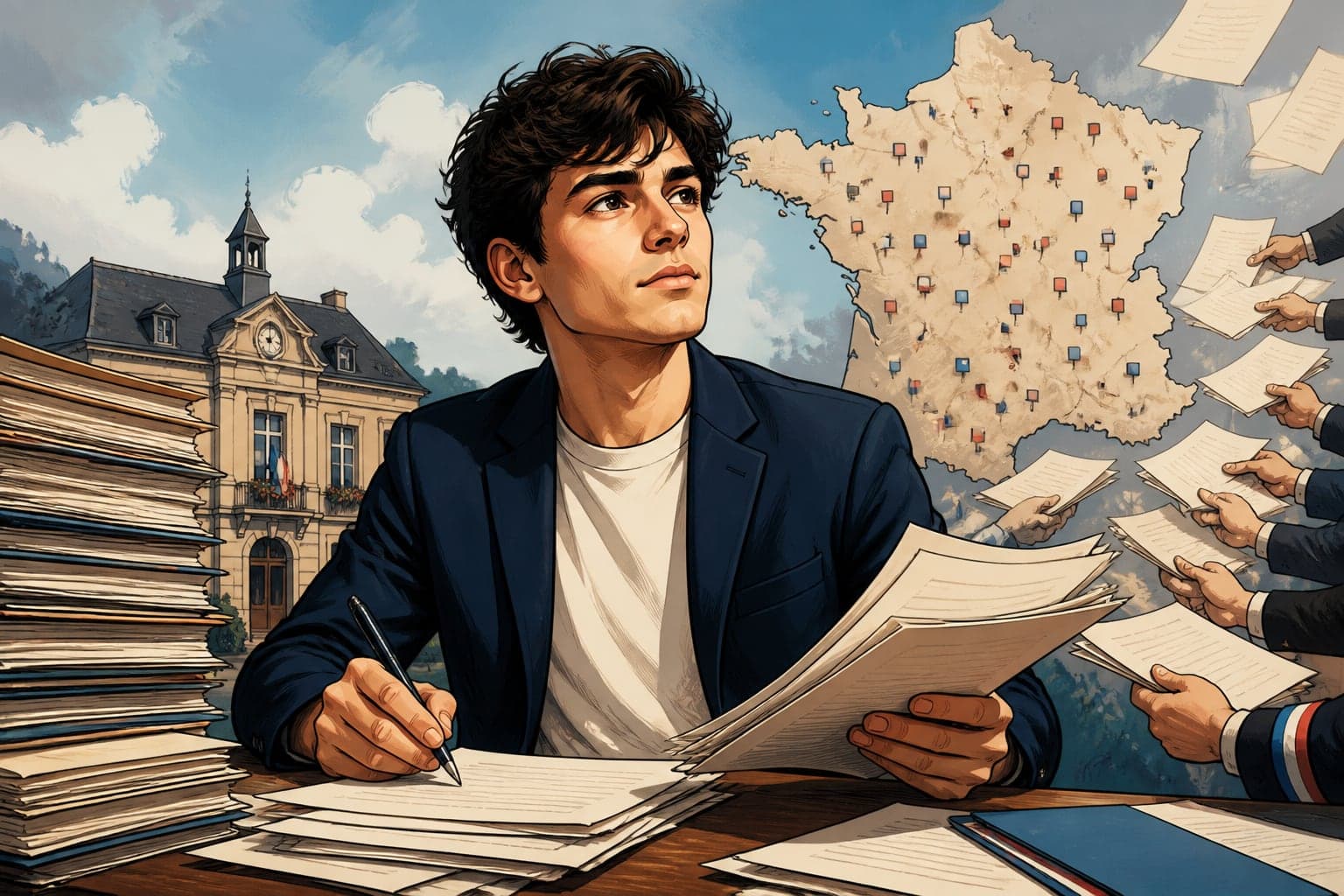 Manolo Mlekuz, 20 ans, cherche ses 500 parrainages pour 2027