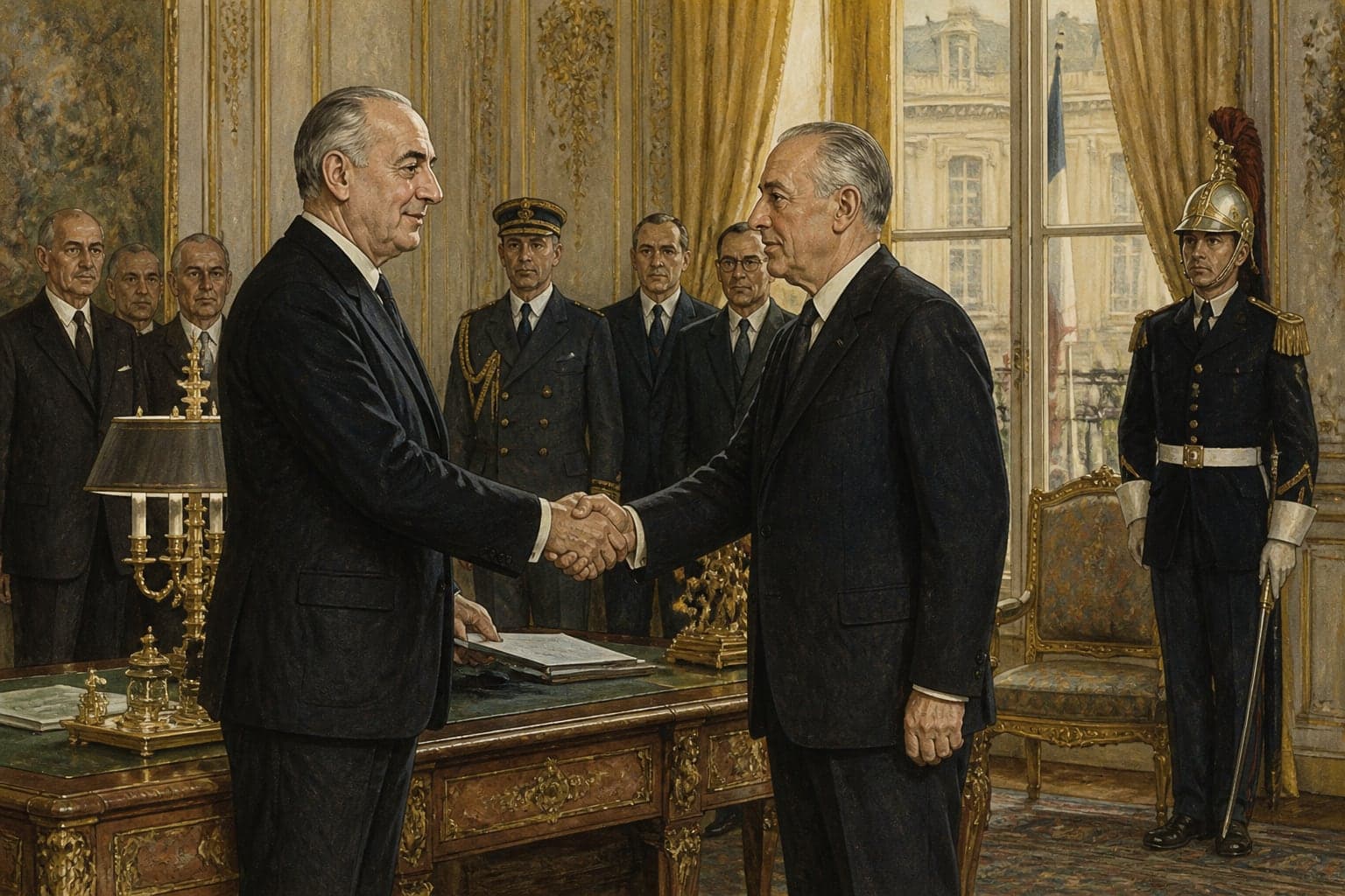 J-169 · Georges Pompidou prend ses fonctions