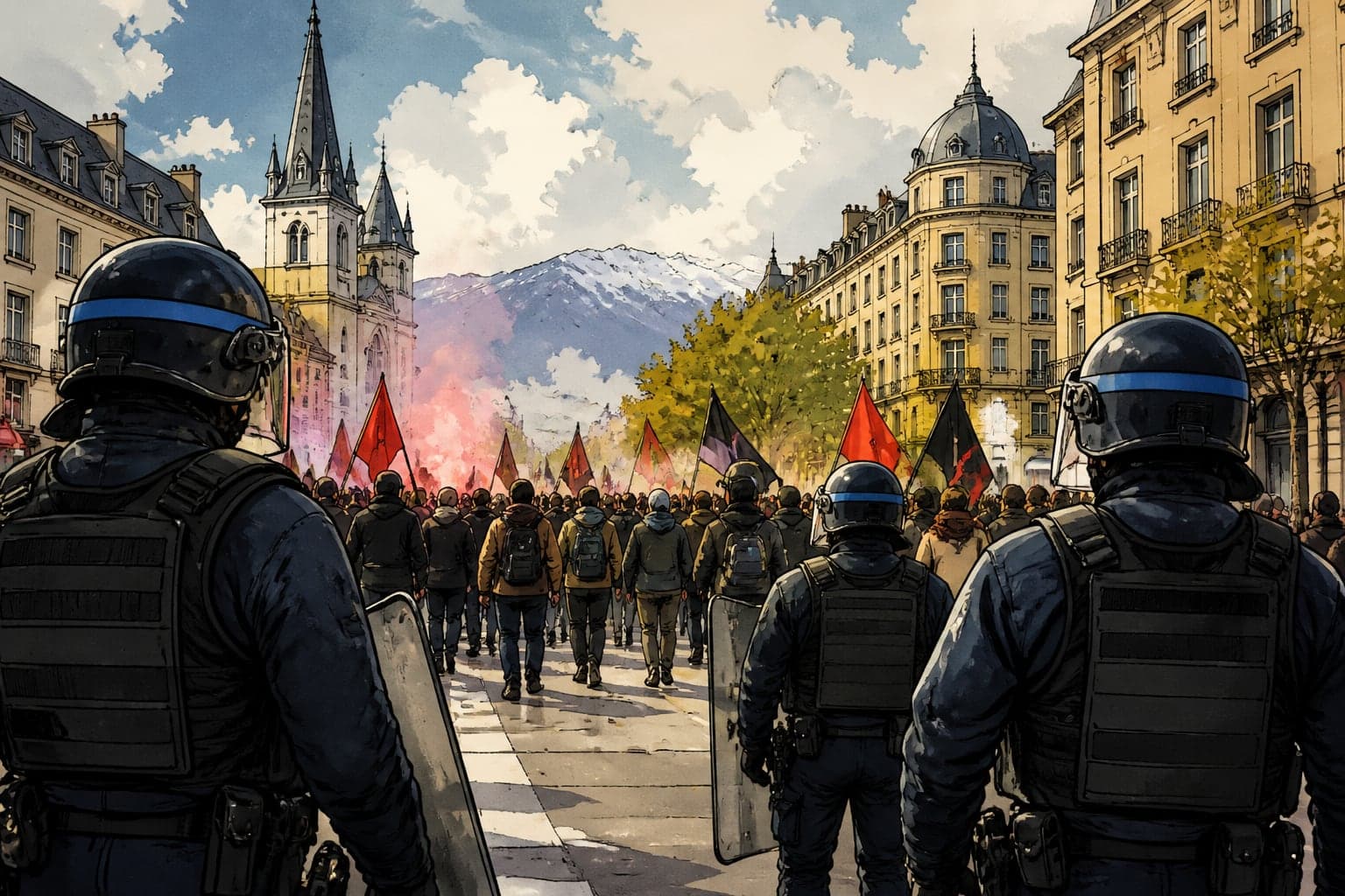 Manifestations du 31 octobre : cortèges encadrés à Pau et Bordeaux
