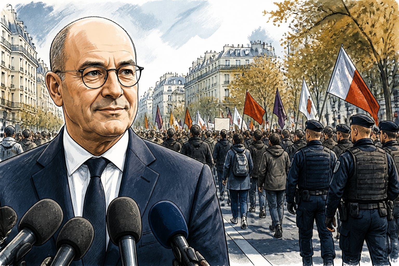 Mobilisation du 31 octobre : Nuñez salue des cortèges « bien déroulés »