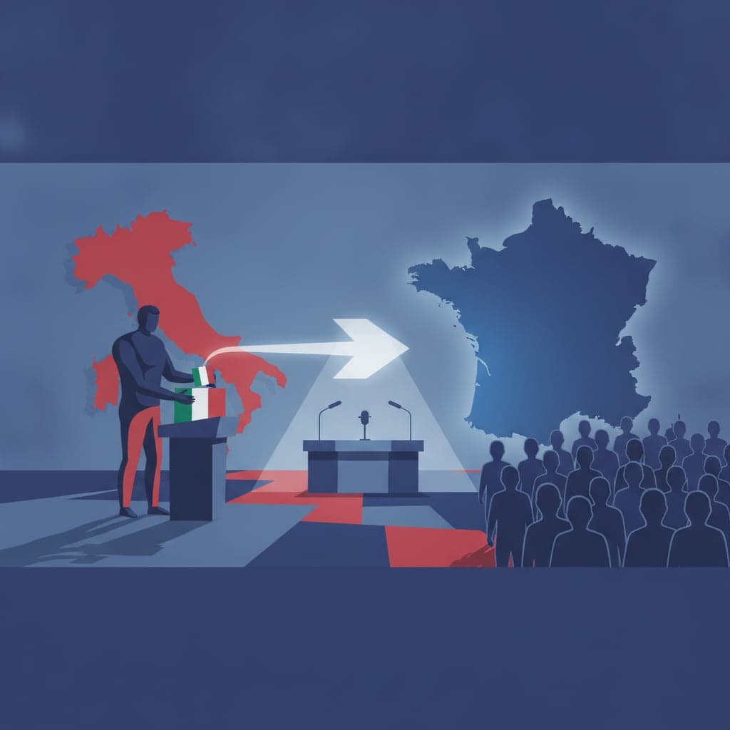 Giorgia Meloni s'impose en Italie et inspire la droite française