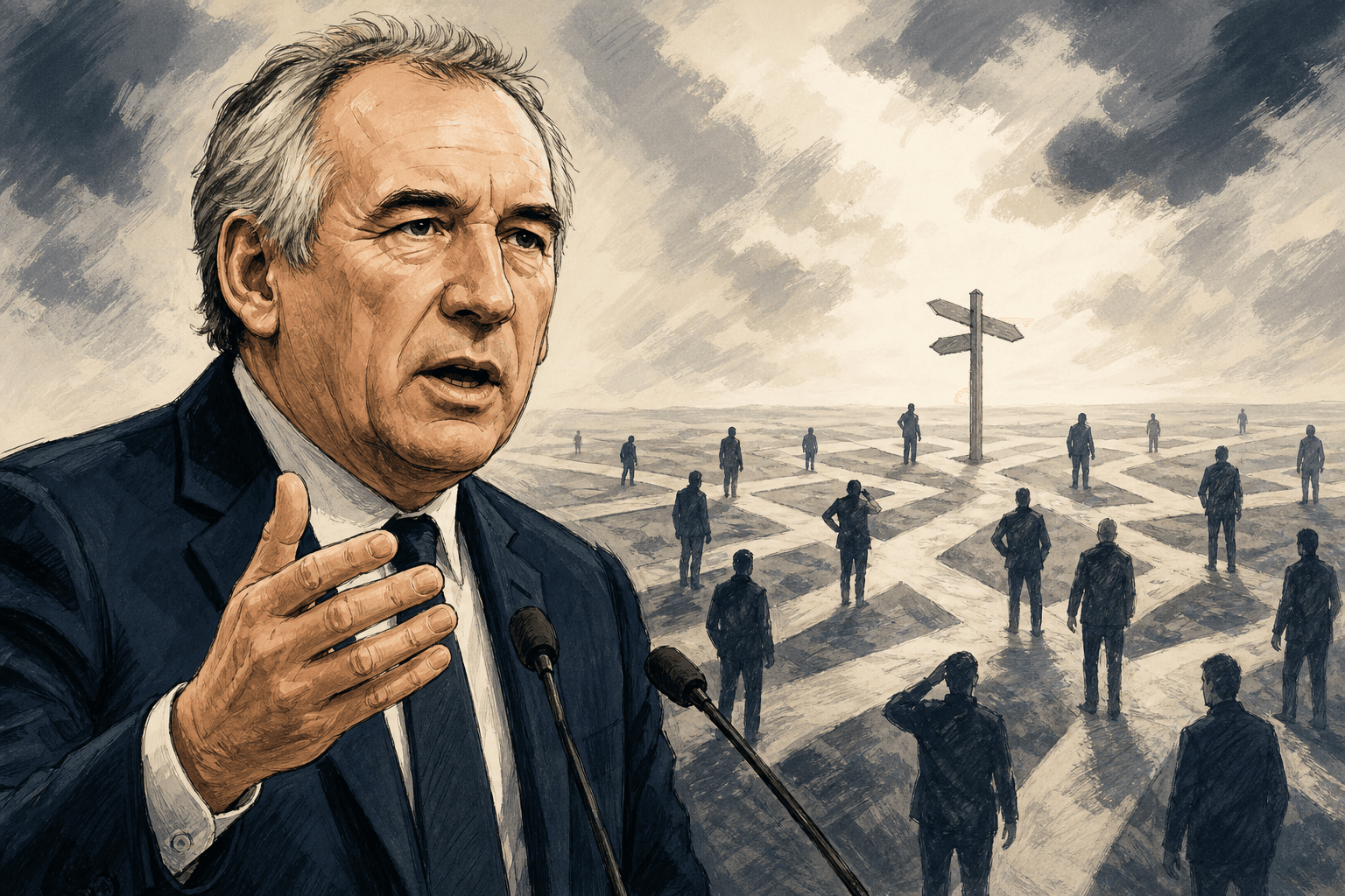 François Bayrou dénonce l'absence de projet clair pour 2027