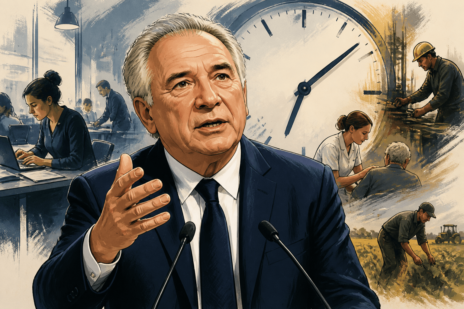 François Bayrou relance le débat sur le temps de travail
