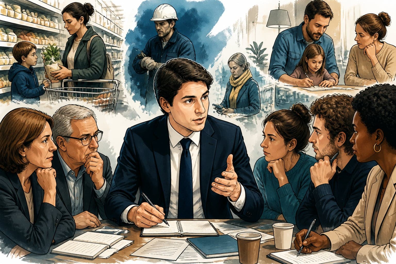 Pouvoir d'achat : le camp Attal ajuste sa réponse sociale