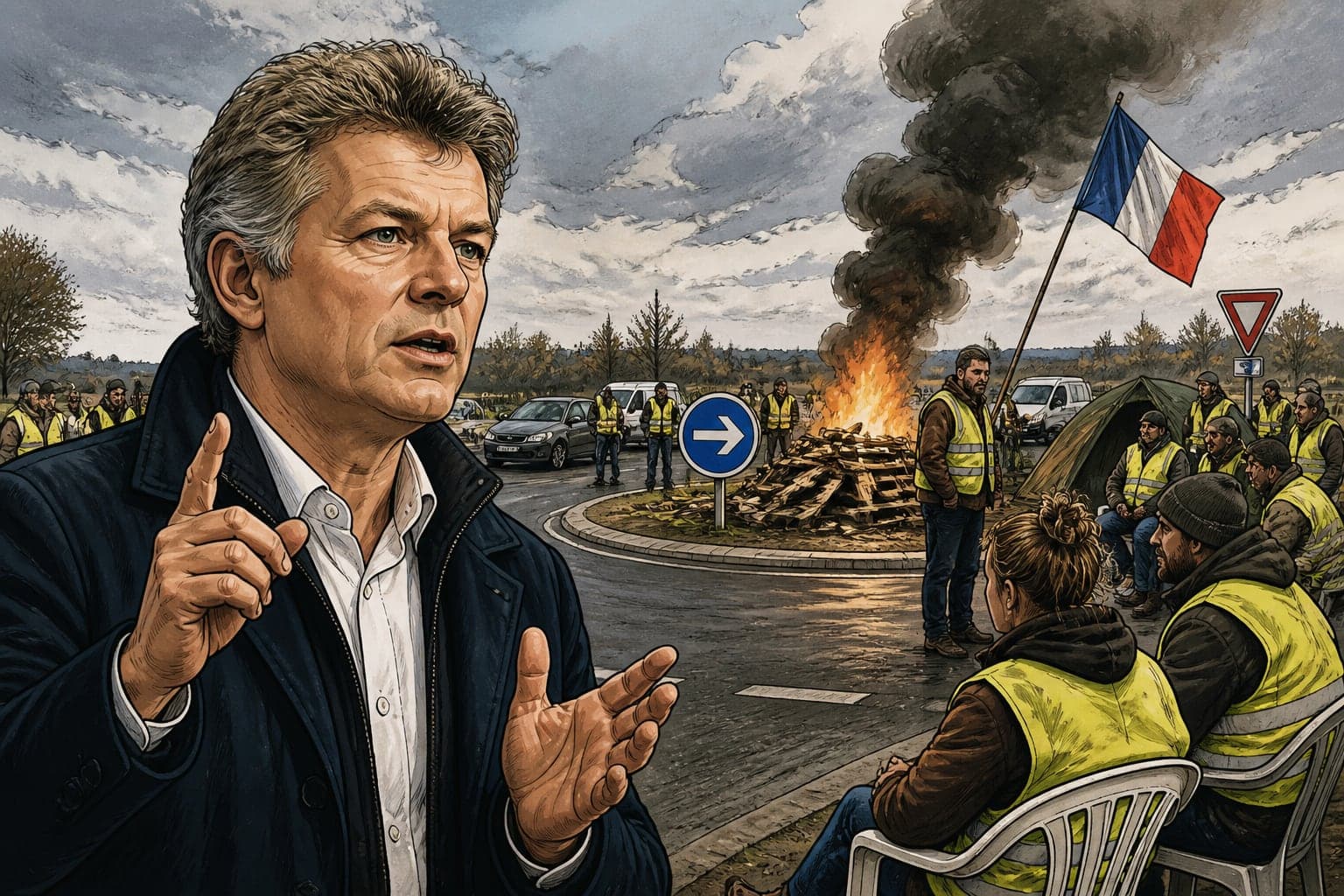 Prix de l'énergie : Fabien Roussel appelle à occuper les ronds-points