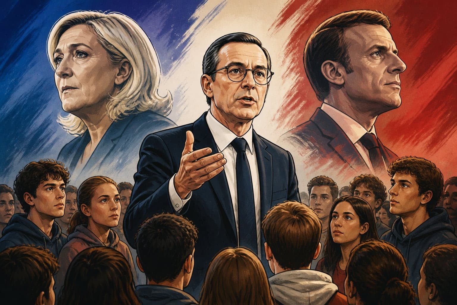 Bruno Retailleau mobilise la jeunesse face au duel Le Pen-Philippe