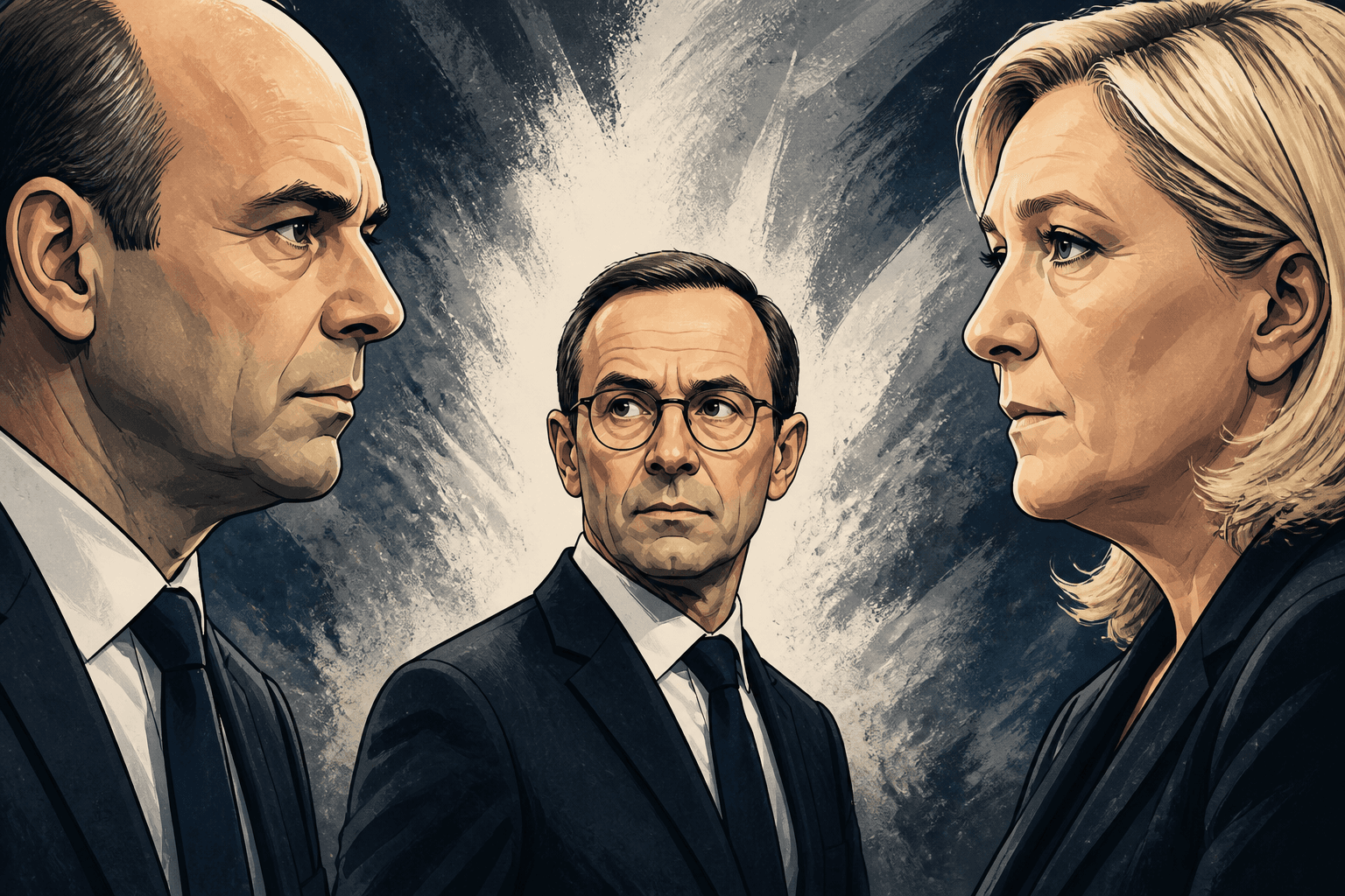 Bruno Retailleau tente d’exister face au duel Philippe-Le Pen