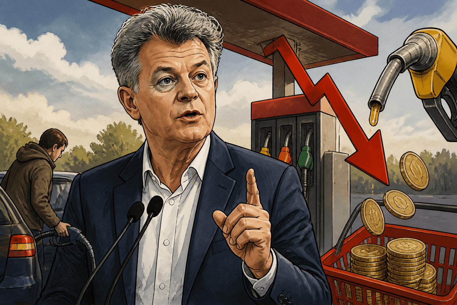Carburants : Fabien Roussel réclame une baisse immédiate de la TVA