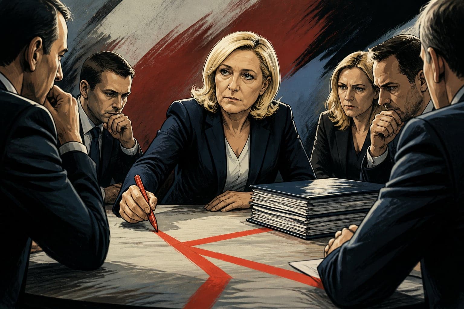 Marine Le Pen et le RN fixent leurs lignes rouges sur le budget