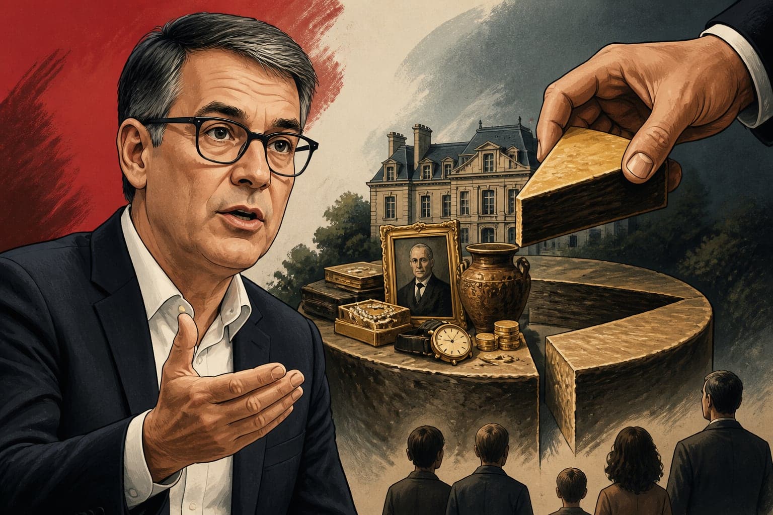 Olivier Faure veut prélever 15 milliards sur les très gros héritages