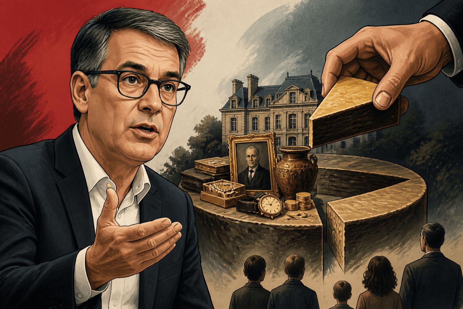 Olivier Faure veut prélever 15 milliards sur les très gros héritages