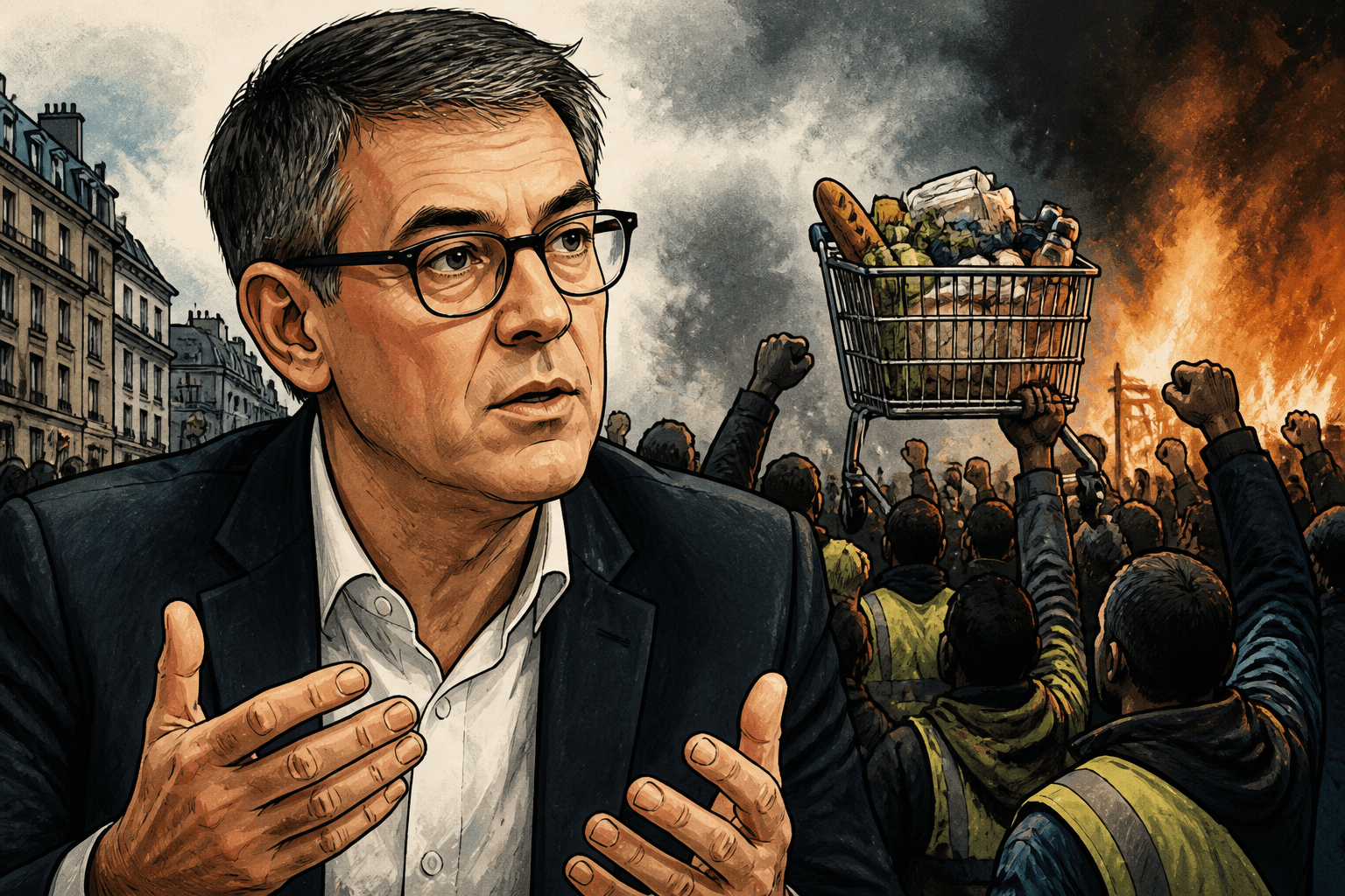 Pouvoir d'achat : Olivier Faure comprendrait un soulèvement populaire
