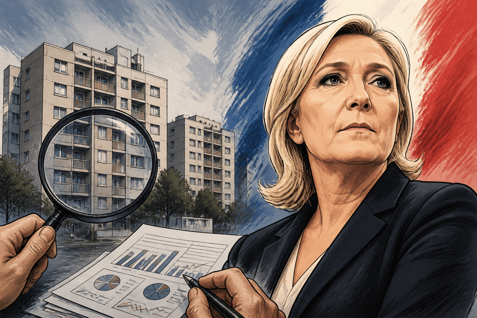 Logement social : les chiffres de Marine Le Pen à l'épreuve des faits