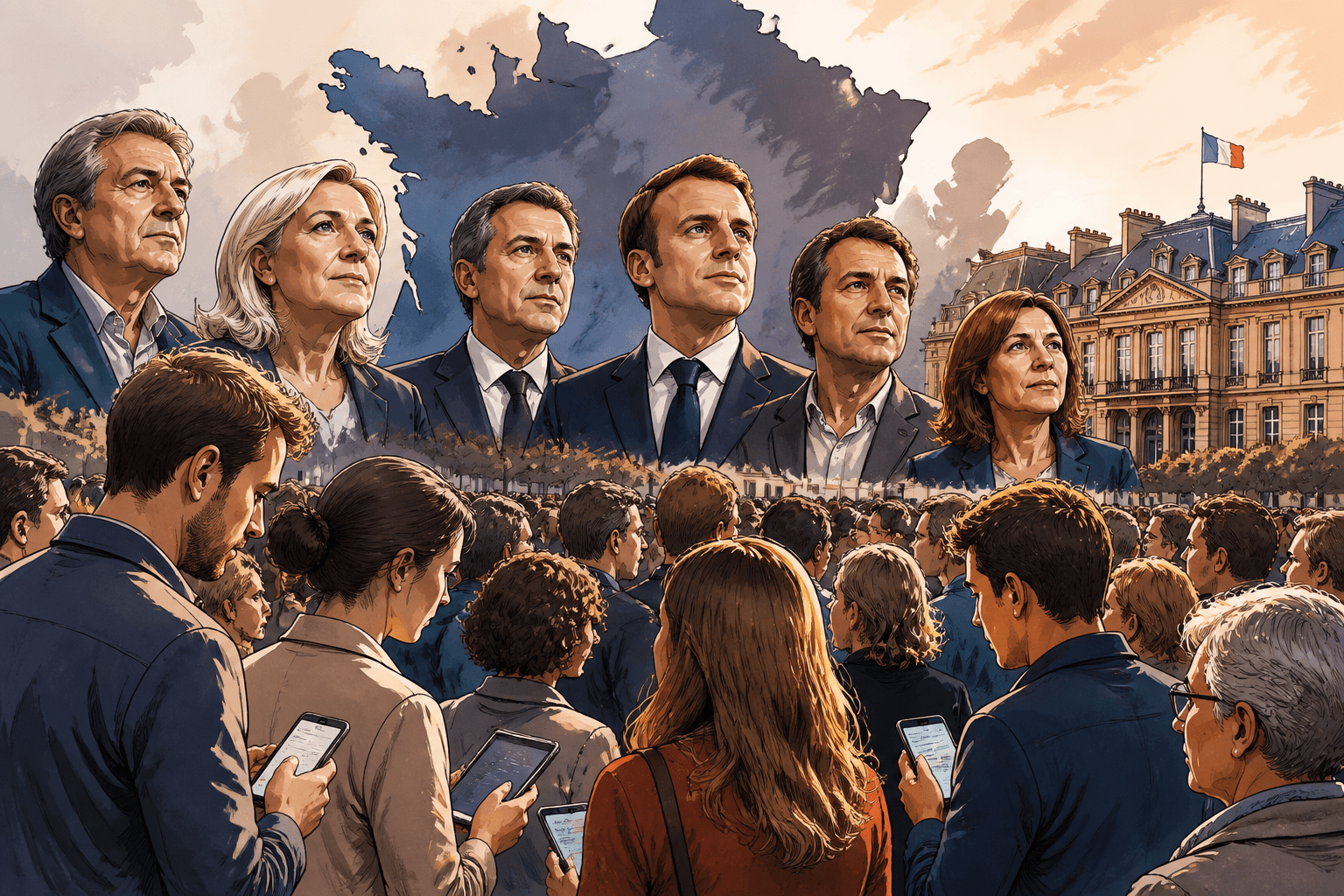 Près de 80 % des Français s'intéressent déjà à la course de 2027