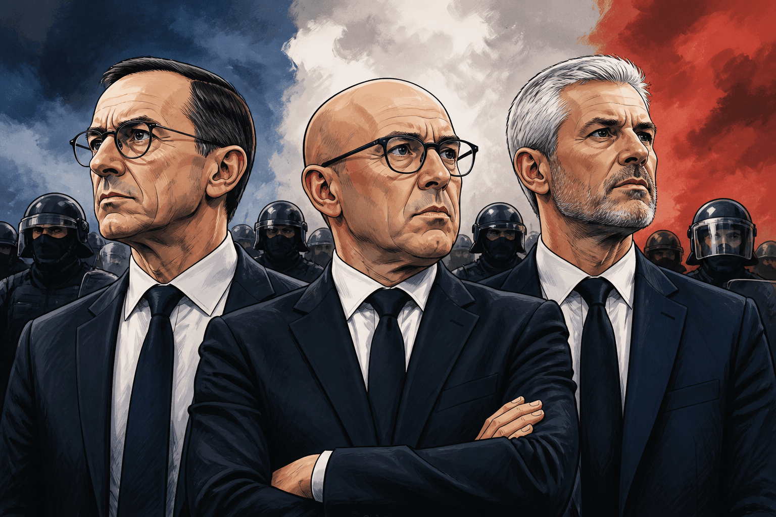Colère des policiers : Retailleau, Ciotti et Wauquiez rivalisent de fermeté
