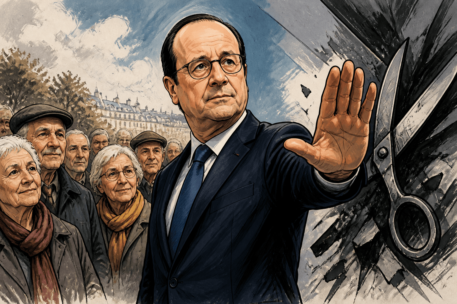 François Hollande défend les retraités et rejette l'austérité