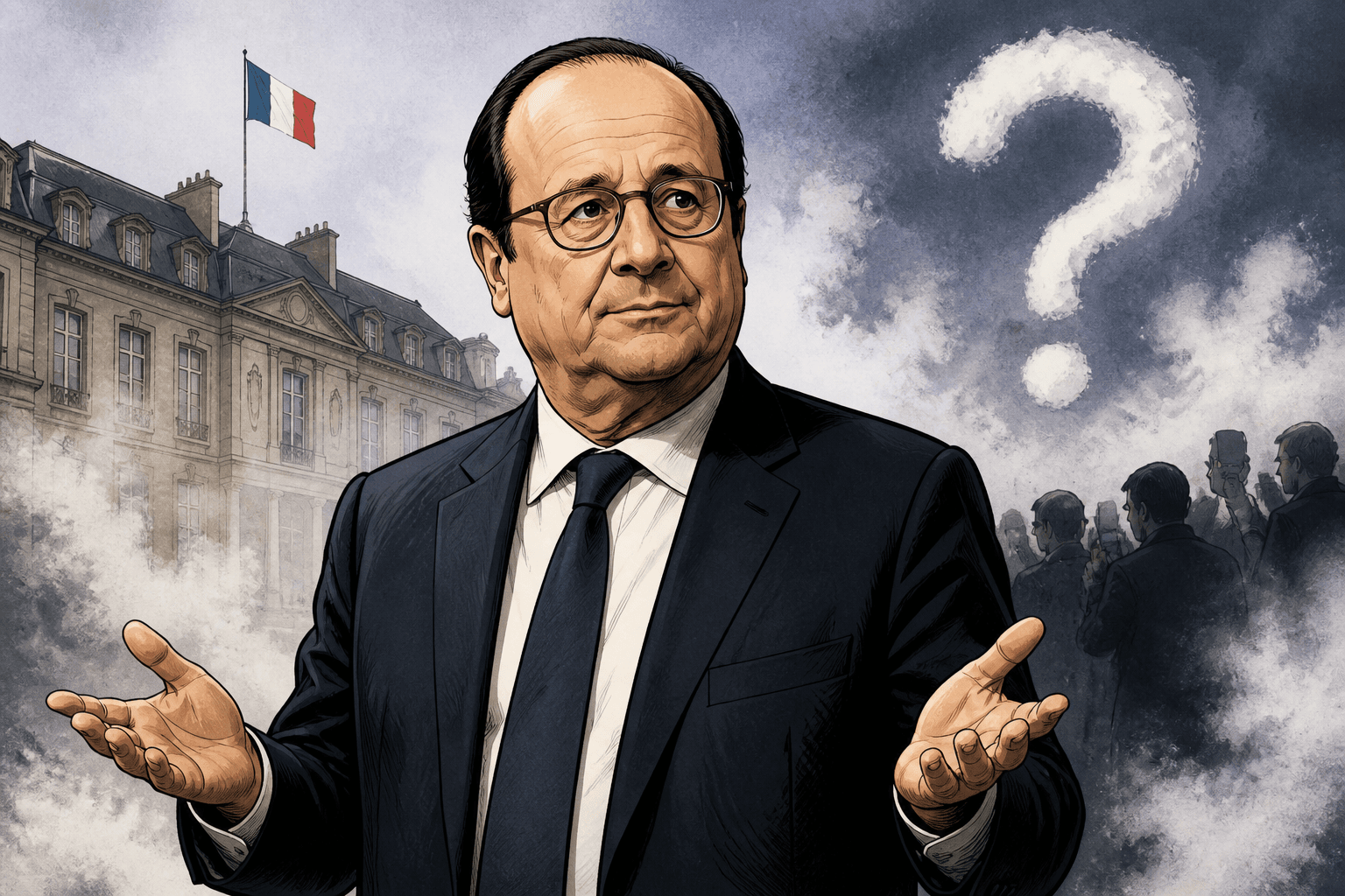 François Hollande entretient le flou sur une candidature en 2027