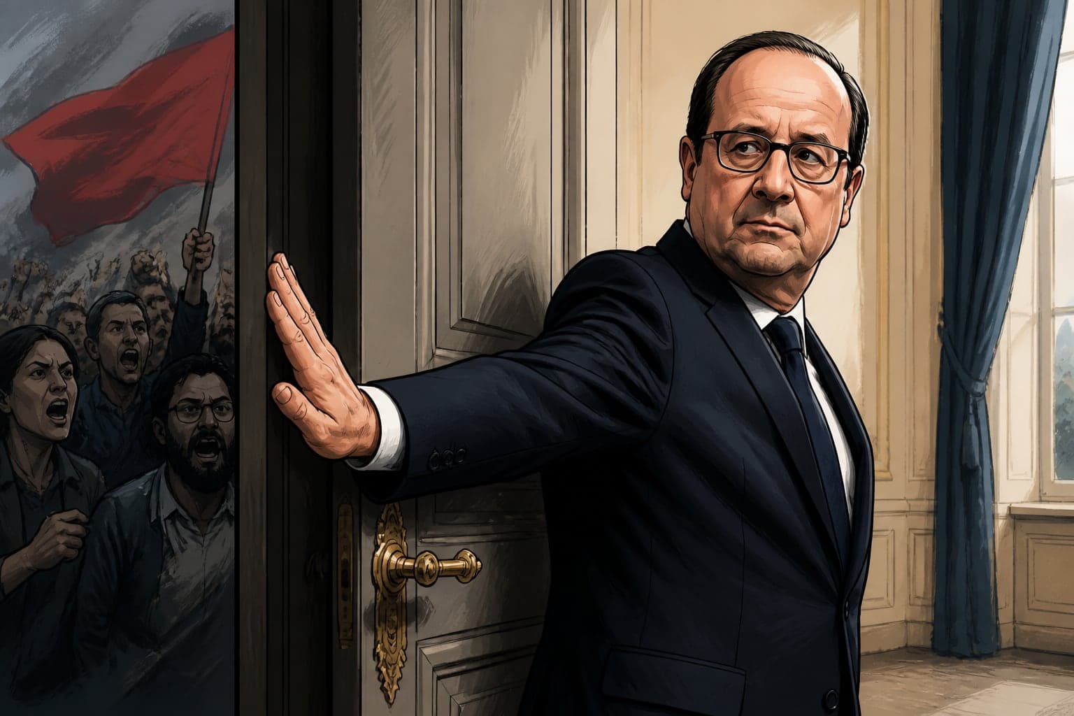 François Hollande ferme définitivement la porte à La France insoumise