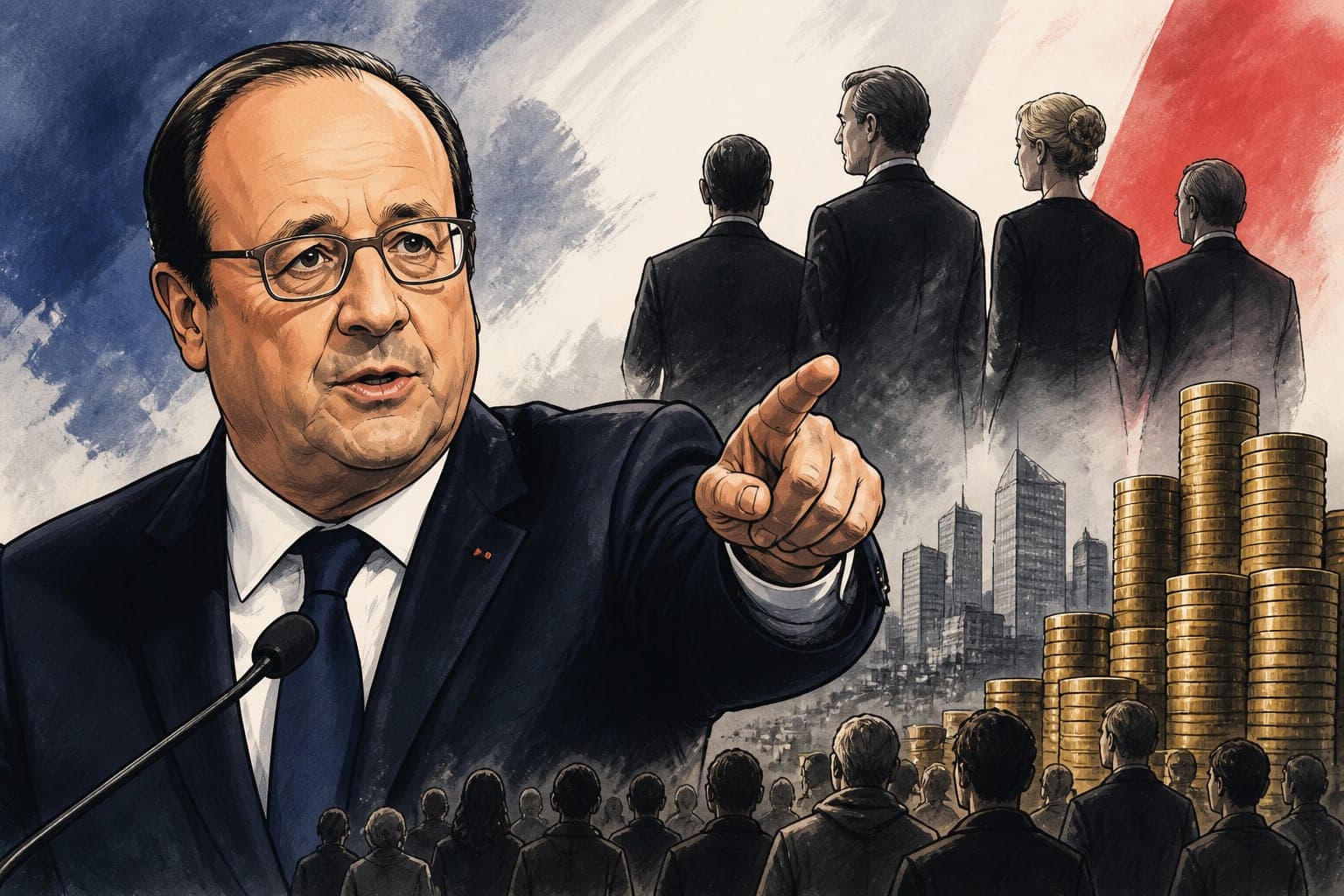 François Hollande : bilan fiscal, retraites à 63 ans et paix affichée avec Emmanuel Macron