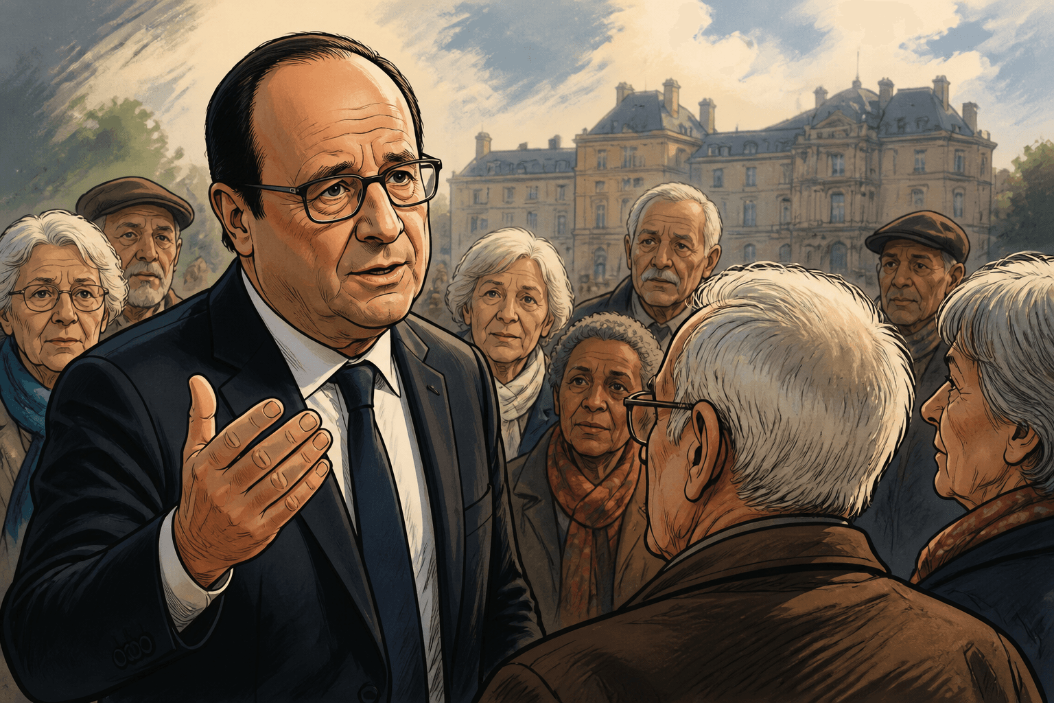 François Hollande prend la défense des retraités avant 2027
