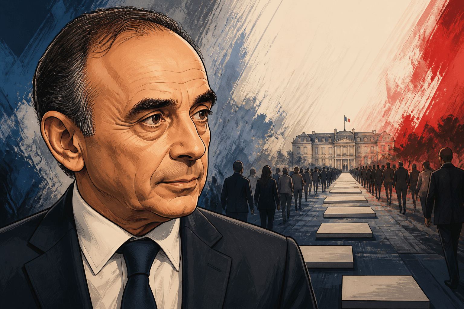 Éric Zemmour lance sa campagne pour 2027 et tacle Kylian Mbappé