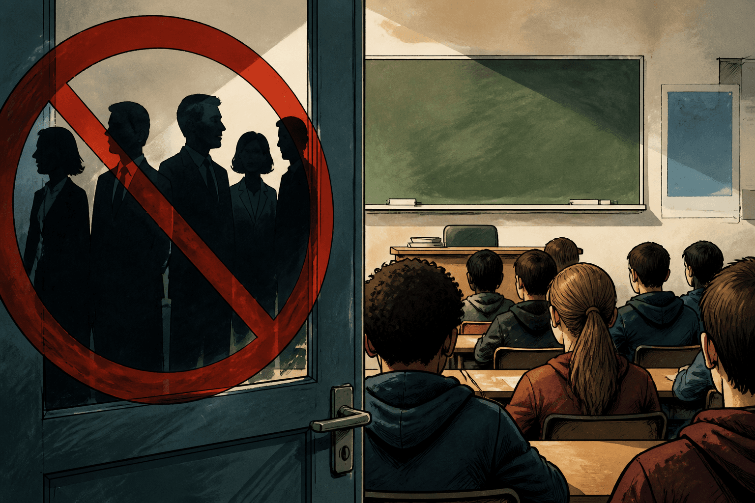 Les candidats officiellement interdits de campagne dans les classes