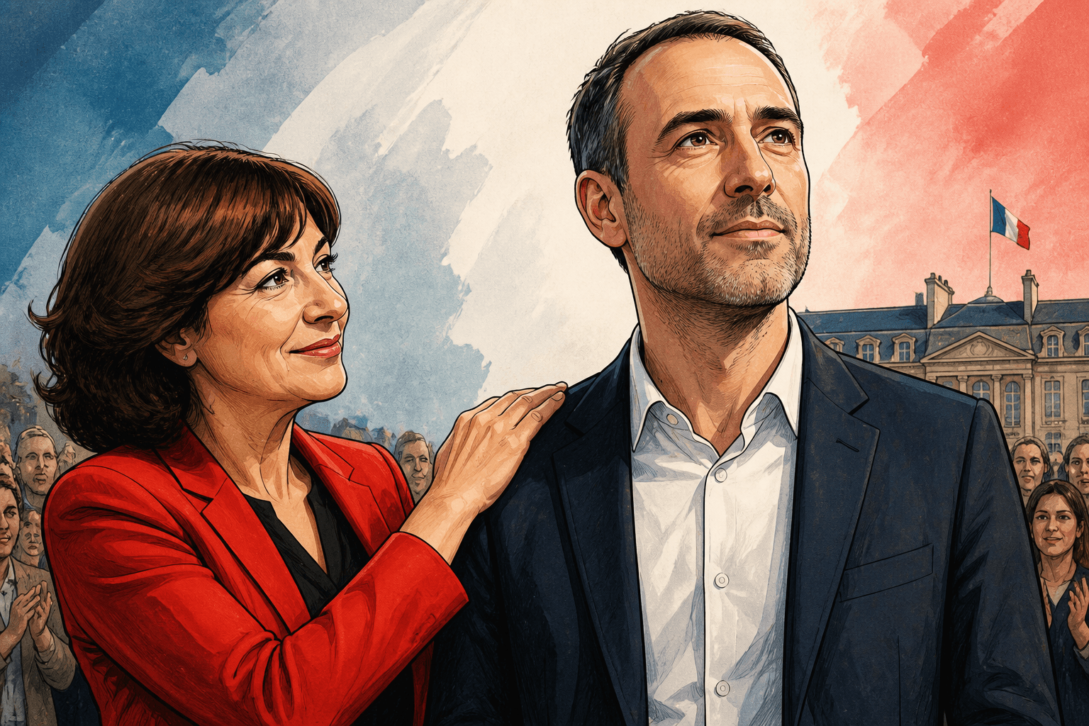 Carole Delga adoube Raphaël Glucksmann dans la course vers l'Élysée