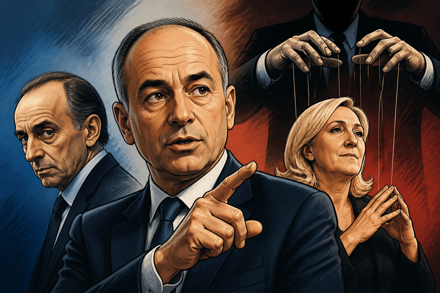 Copé tacle Zemmour et pointe la stratégie masquée du RN