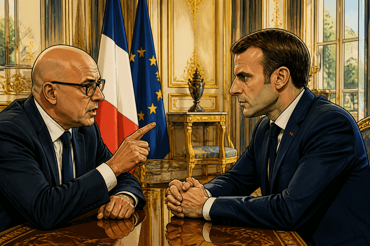 Sommet à l'Élysée : Éric Ciotti met en garde Emmanuel Macron