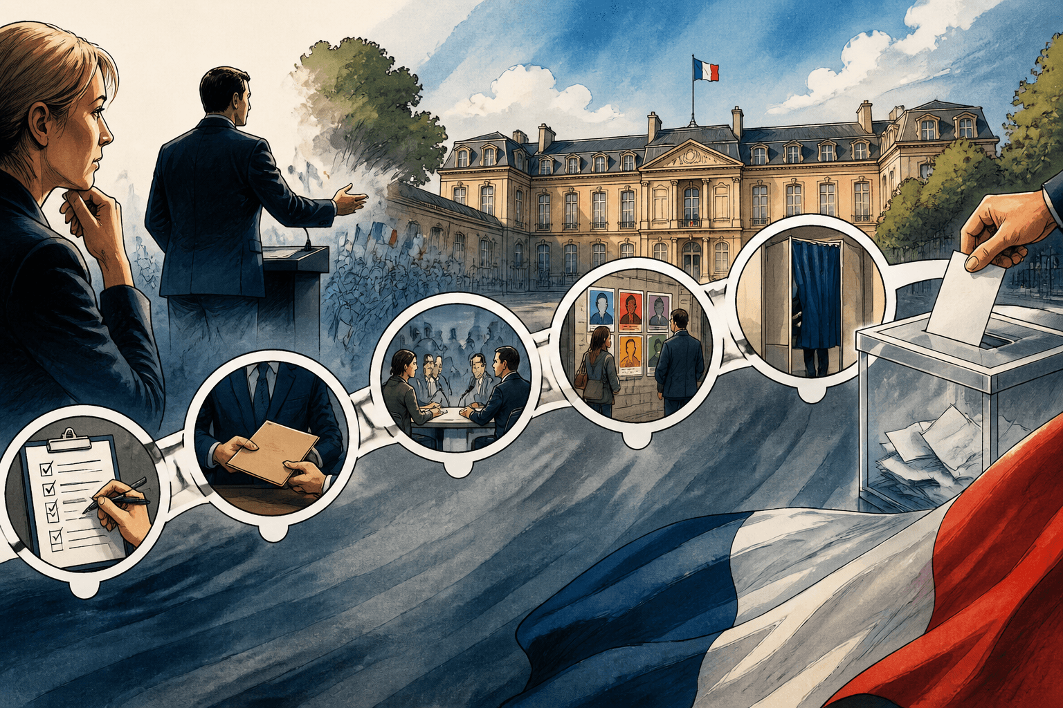 Course à l’Élysée : les étapes clés du calendrier officiel jusqu’au vote