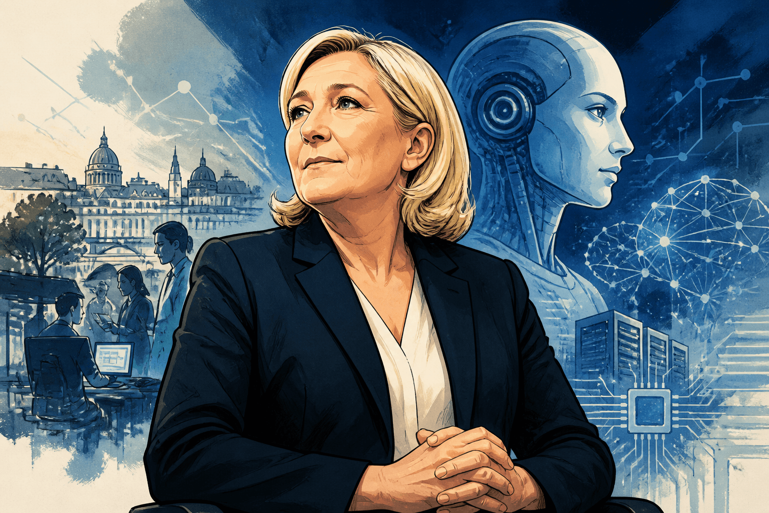 Marine Le Pen jugée la plus crédible face aux défis de l'IA