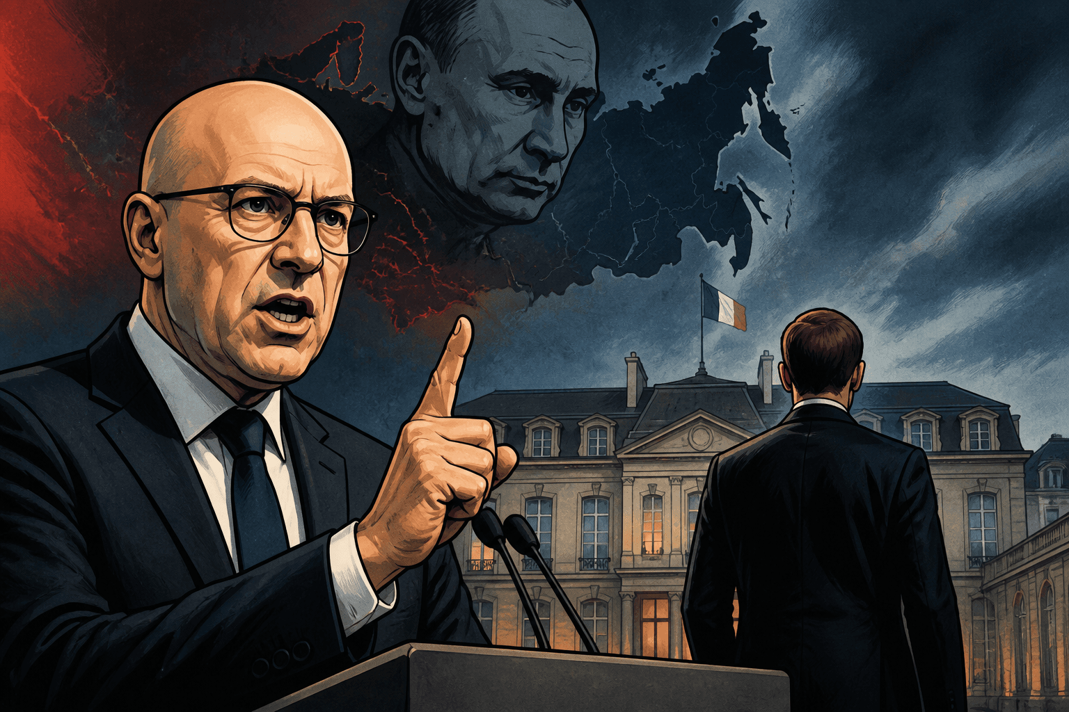 Menace russe : Éric Ciotti dénonce la manœuvre de l'Élysée