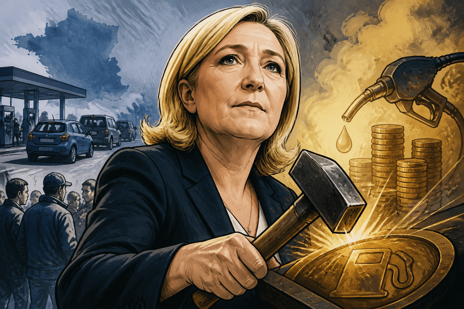 Carburants : comment Marine Le Pen a forgé son arme fiscale