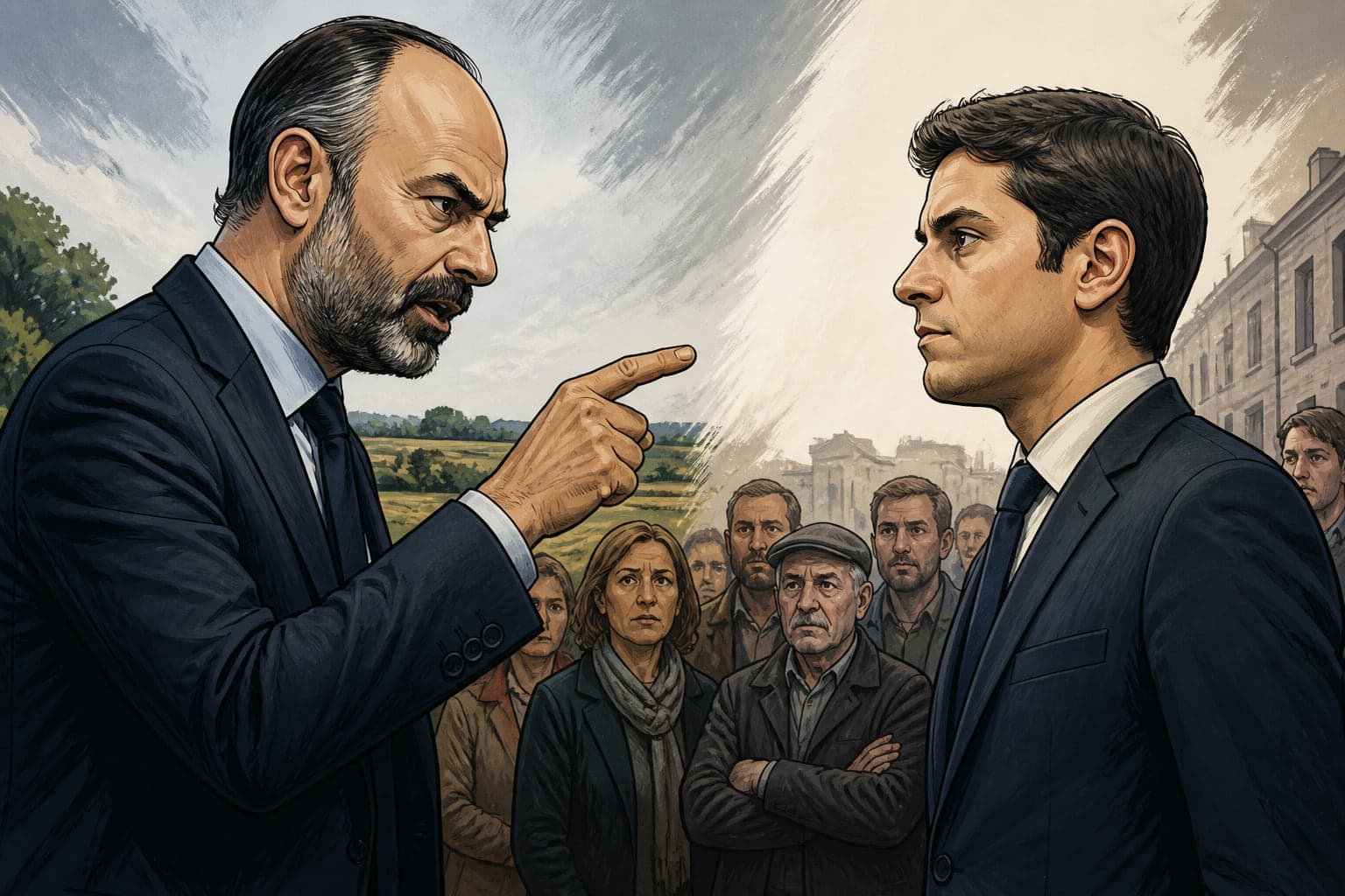 Édouard Philippe et Gabriel Attal : la guerre des chefs s’intensifie