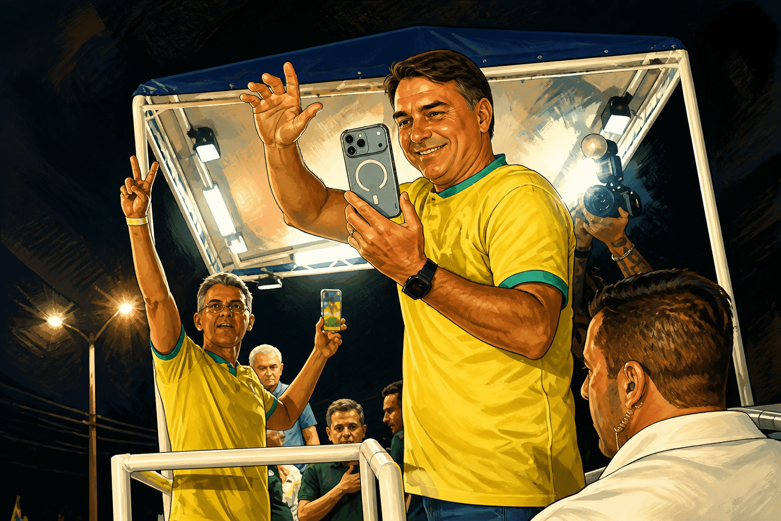 Flavio Bolsonaro talonne Lula : le duel brésilien sous tension