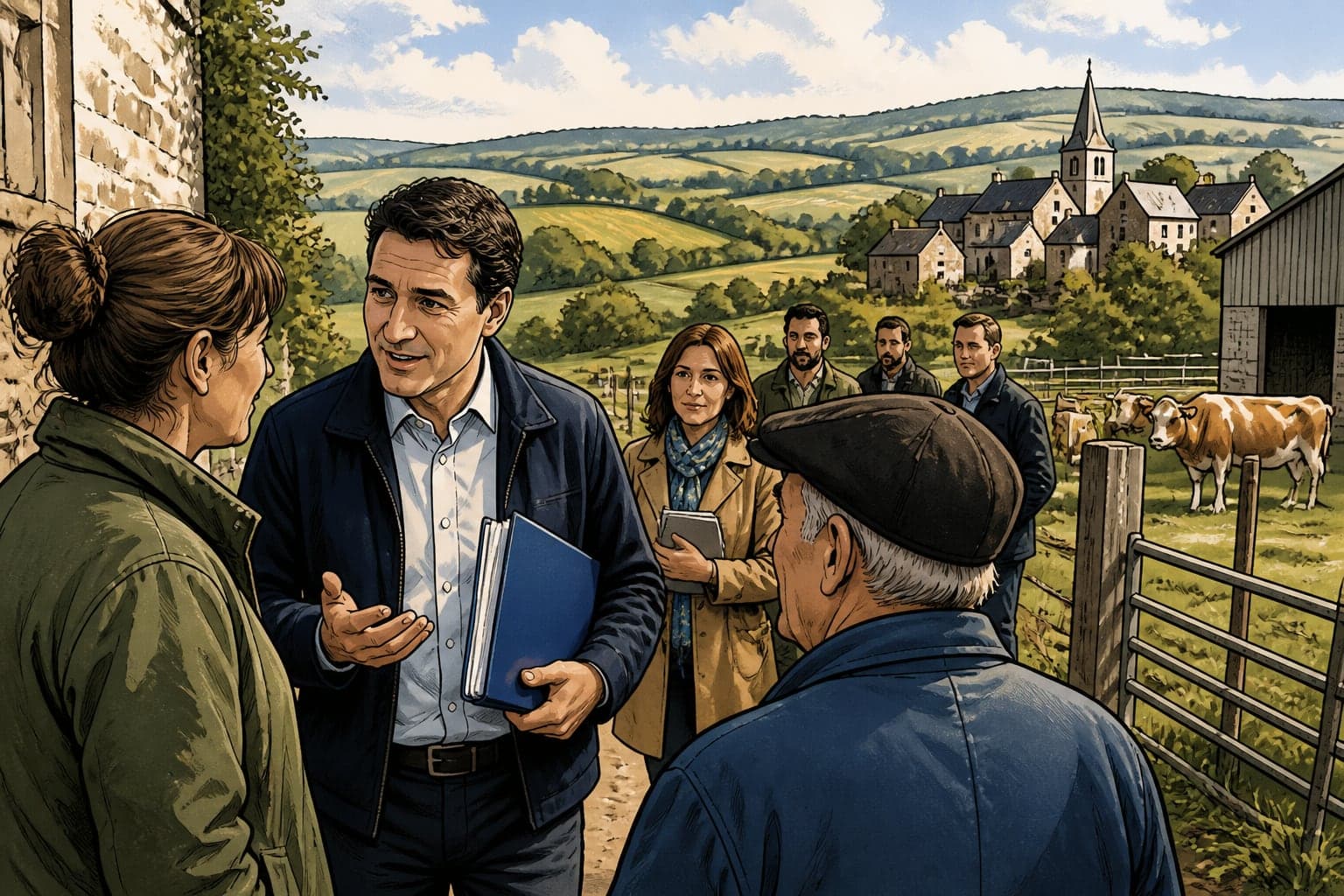 Sénatoriales : les candidats labourent le terrain rural