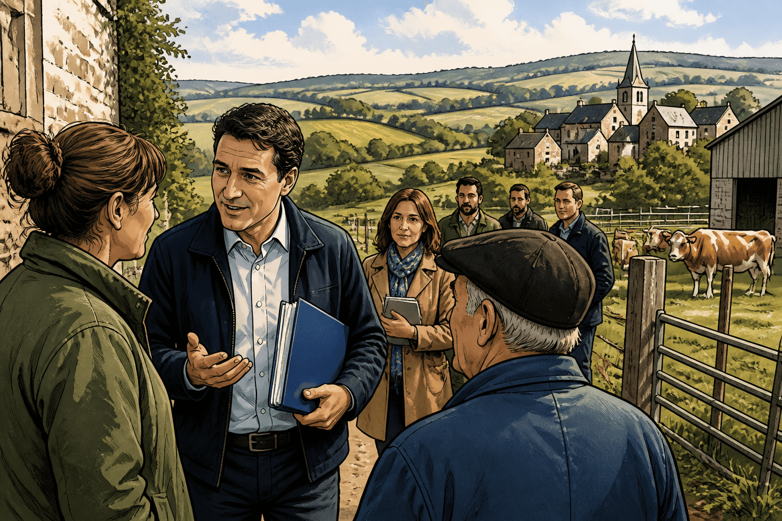 Sénatoriales : les candidats labourent le terrain rural