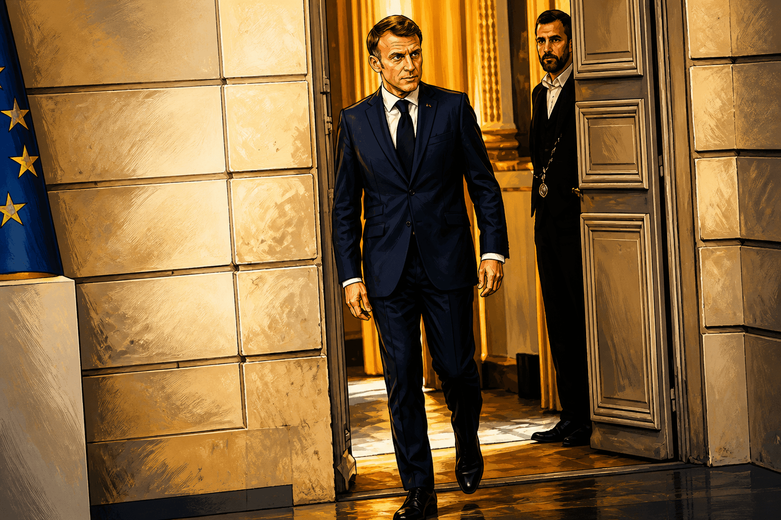 Emmanuel Macron impose la crise géopolitique dans l'arène électorale
