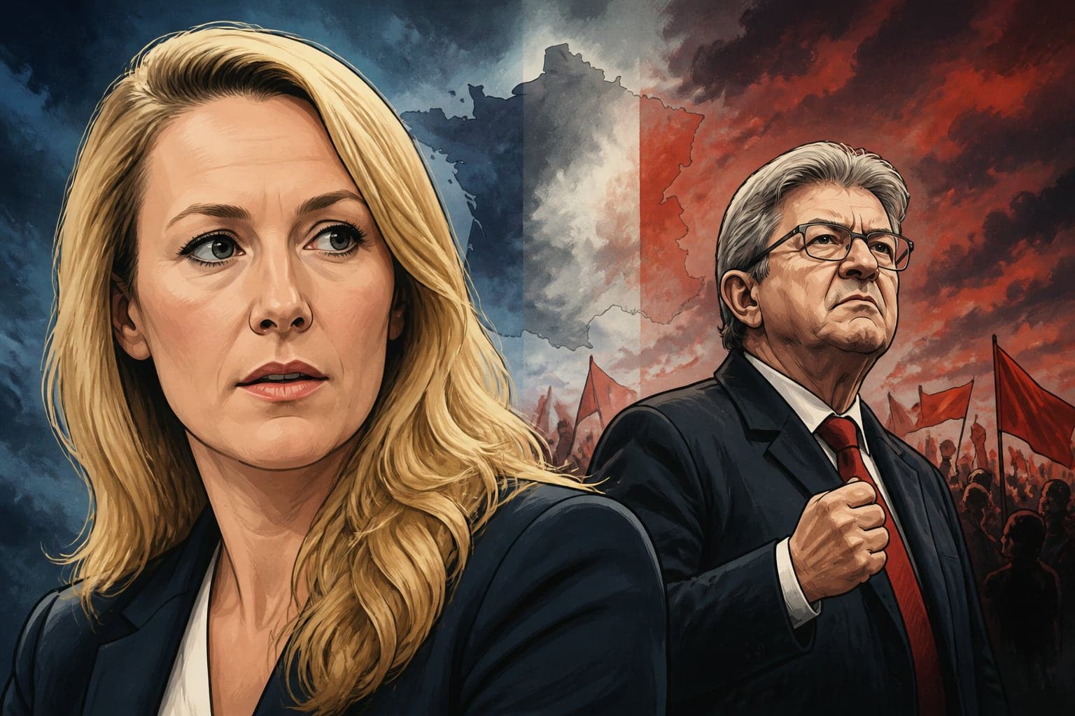 Marion Maréchal juge « réelle » la menace Mélenchon au second tour