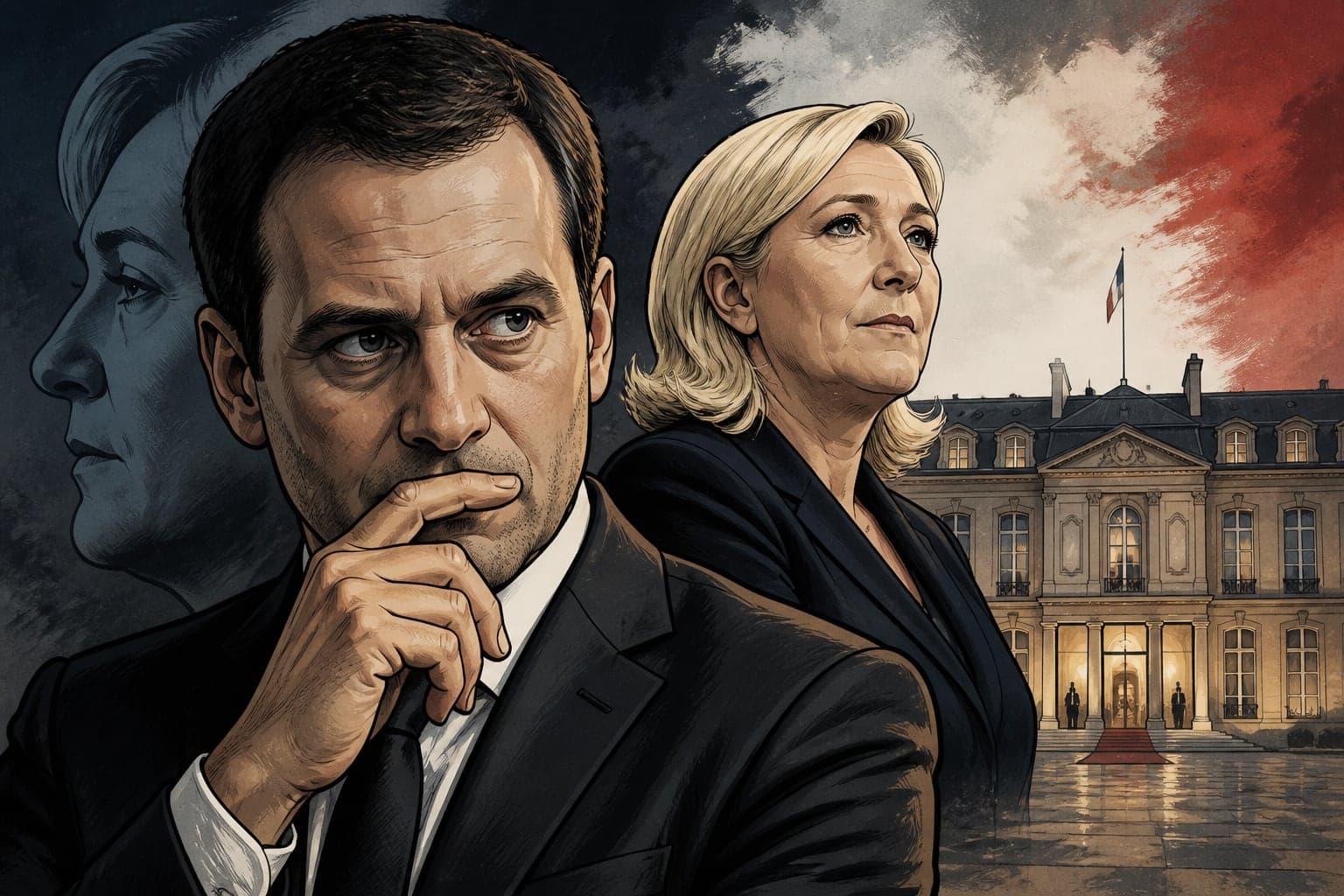 Philippe Olivier et le scénario d'un duel Le Pen-Mélenchon en 2027