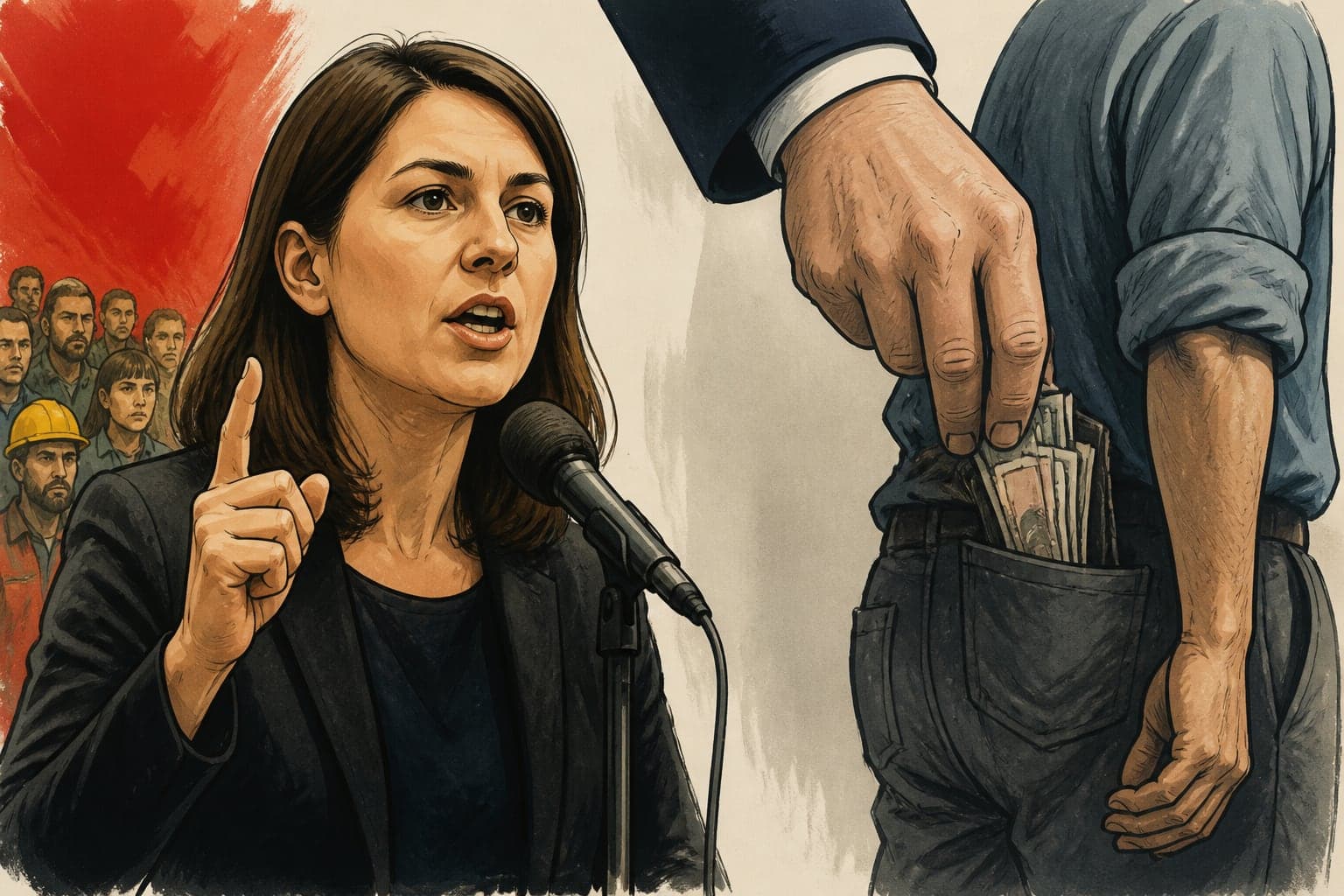 Sophie Binet fustige un budget qui « fait les poches des travailleurs »
