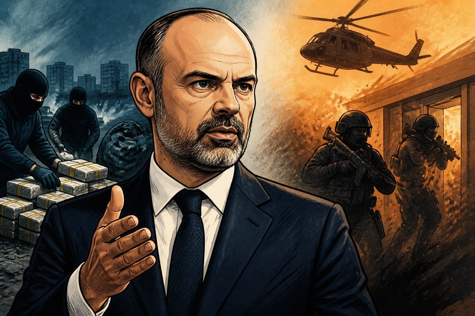 Édouard Philippe veut traiter les narcotrafiquants comme des terroristes