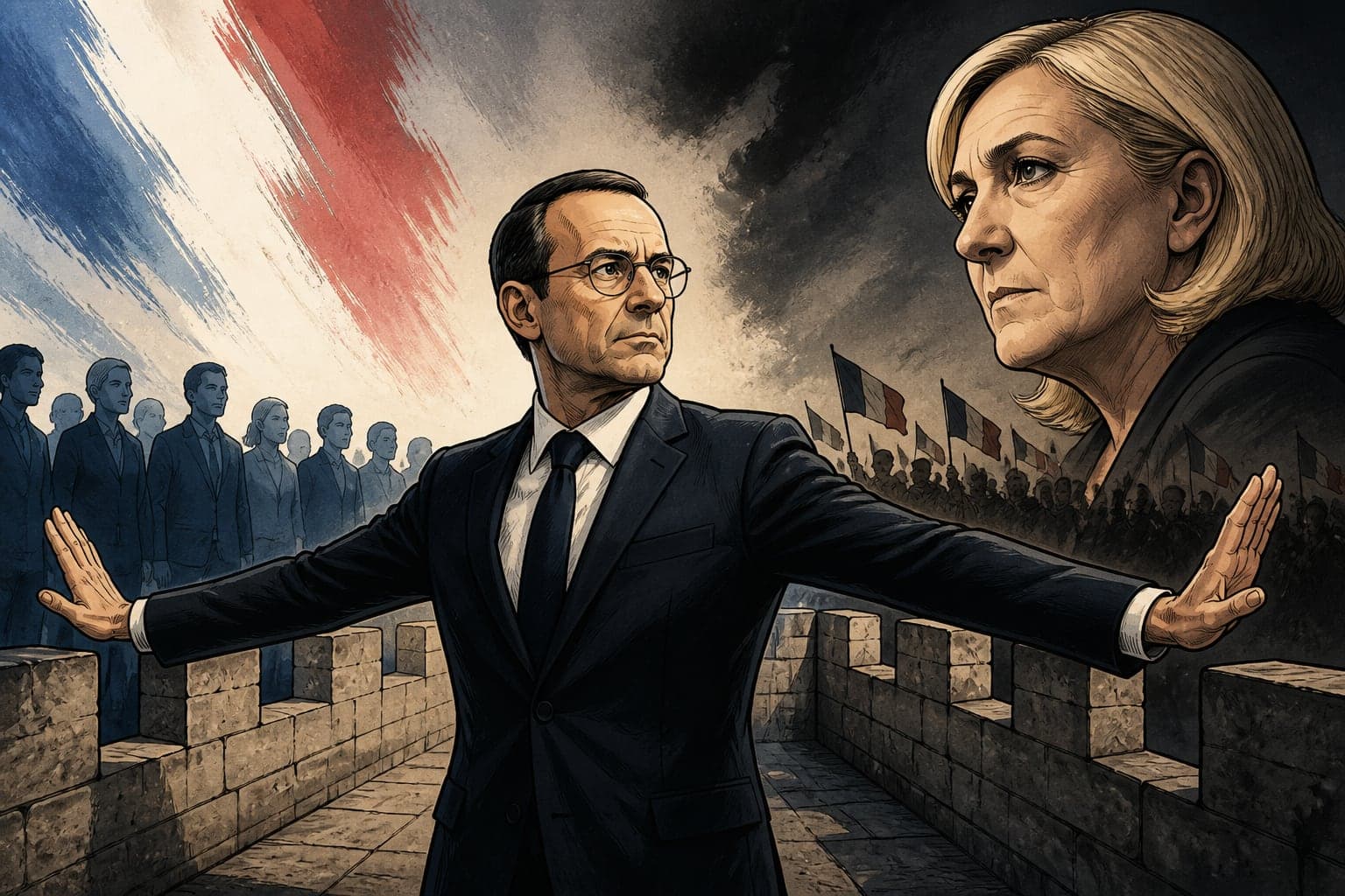 Bruno Retailleau se pose en ultime rempart face à Marine Le Pen