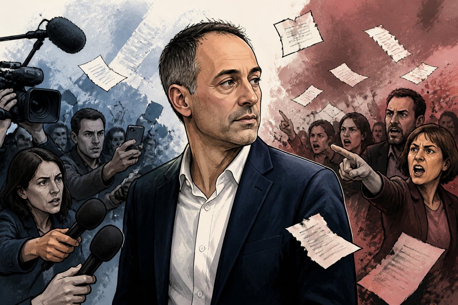 Raphaël Glucksmann contesté après la fuite de propos polémiques
